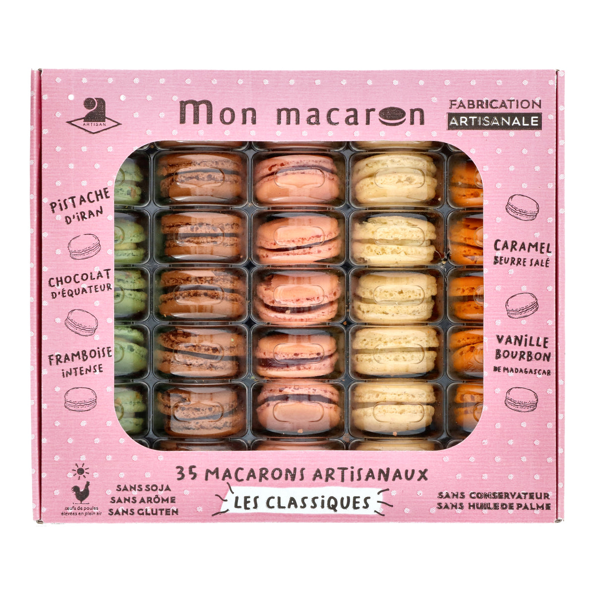Mini Macarons Sweet Classiques - Assorted 5 Flavours – Delifrance