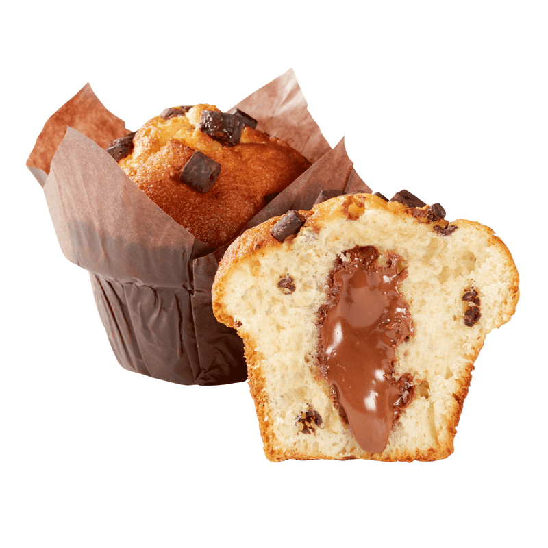 Plain Muffin Chocolate Hazelnuts Chunk Deco (RSPO MB)